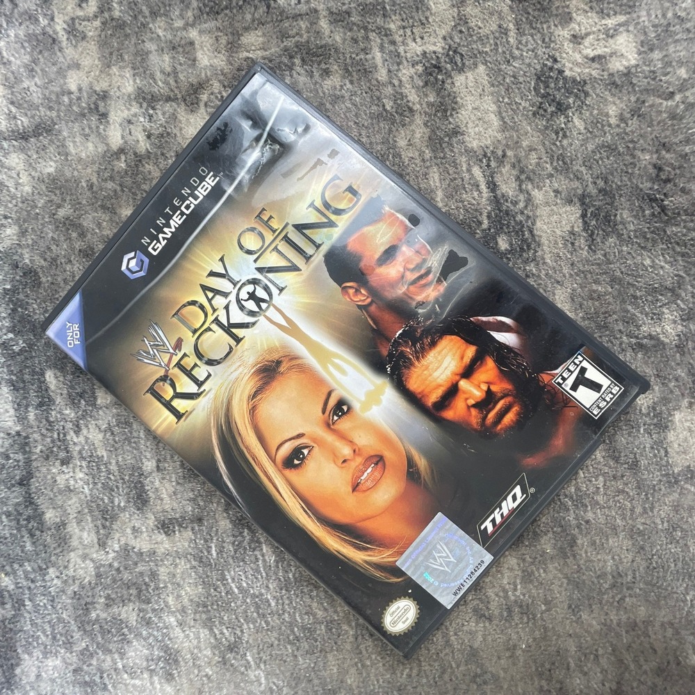 WWE Day of Reckoning Nintendo GameCube Video Game THQ Wrestling Black Label